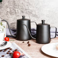QZQ Factory Manufacturer Barista Coffee Maker Camping Stainless Steel Black Tea Pot Kettle Drip Gooseneck Pour Over Coffee Pot