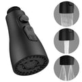 2-Mode Adjustable Black Pull Faucet Nozzle Multi-Function Kitchen Faucet Extender Bubbler Universal Kitchen Faucet Accessories