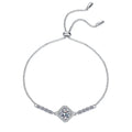 1CT Moissanite Bracelet Trendy Charm Bracelet for Women Wedding 925 Sterling Silver Customized Bracelets
