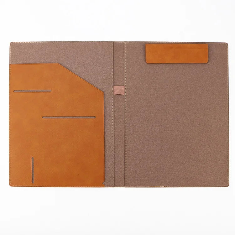 Custom Logo A4 Pu Leather File Folder for Document