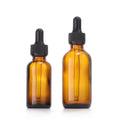 In Stock 1oz 2oz 30ml 60ml Boston Amber/brown Glass Essential Oil Dropper Bottle