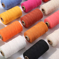 2024 New Customized Macrame Cord 2mm 3mm 4mm 5mm 6mm 9mm Hilos Thread Braided Cotton Por Mayor Single Strand Rope