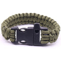 Custom Logo Outdoor Hiking Camping Wristbands 550 Parachute Plastic Whistle Bracelet Multifunction Emergency Survival Bracelet