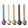 Wholesale Eco-Friendly Modern PVD Plated 304 Stainless Steel Coffee & Arabic Tea Spoon with Flat Handle and Custom Logo