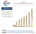 M4 Countersunk Phillips Furniture Screws Board Screws Fiberboard Nail Steel Metal Coarse Self-Tapping Drywall Screw Manufacturer