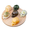 Natural Quartz Carved Crystal 3inch Crystal Skull Gemstone Crafts Unique Carvings
