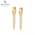 T000779054 XUPING JEWELRY 14K Gold Color Charming Luxury Stainless Steel Women Korean Vintage Gold Plated Fine Earrings