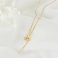 Wholesale Fashion Jewelry Accessories Simple Design Width 0.9mm Chain With Positioning Beads 14K Gold Plated Box Chain Necklace