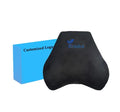 Custom Ergonomics Triangle Shape Memory Foam Neck Support Designer Headrest for Pain Relief Knitted Car Seat Gaming Chair Pillow