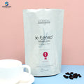 Gravure Printing White Color Glossy Finished Stand up Pouch With Aluminum Foil and Zip Lock Food-Grade Package