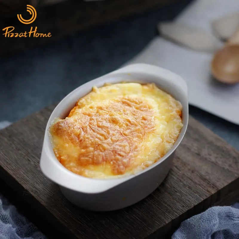 3.7 Inch Nonstick Cheese Cake Mould Carbon Steel Mini Au Gratin Dishes Oval Cake Pan Bread Mould Mini Loaf Bakeware