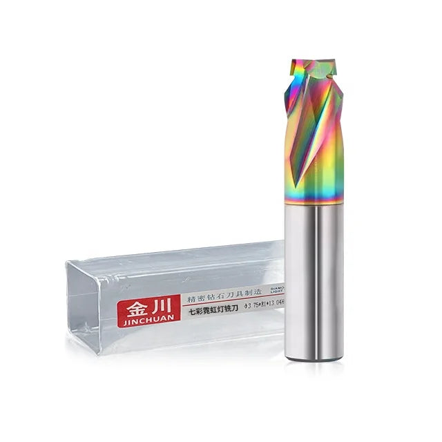 Jinchuan LED Neon Strip Router Bits 6mm & 8mm CNC Cutting Tool Carving Knife Dedicated for ODM & OEM Customized End Mills
