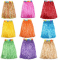 Wholesale 40cm 60cm 80cm Single Double Layers Hawaiian Dance Grass Hula Skirt Eco-friendly Plastic Grass Thanksgiving Party
