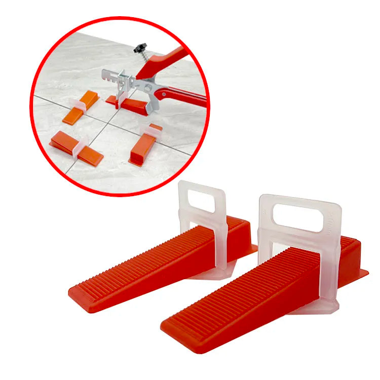 Factory White Modern Design 100pcs Stone Tile Leveling System Clips Ceramic Spacers 1mm 1.5mm 2mm 2.5mm 3mm 4.5mm 5mm