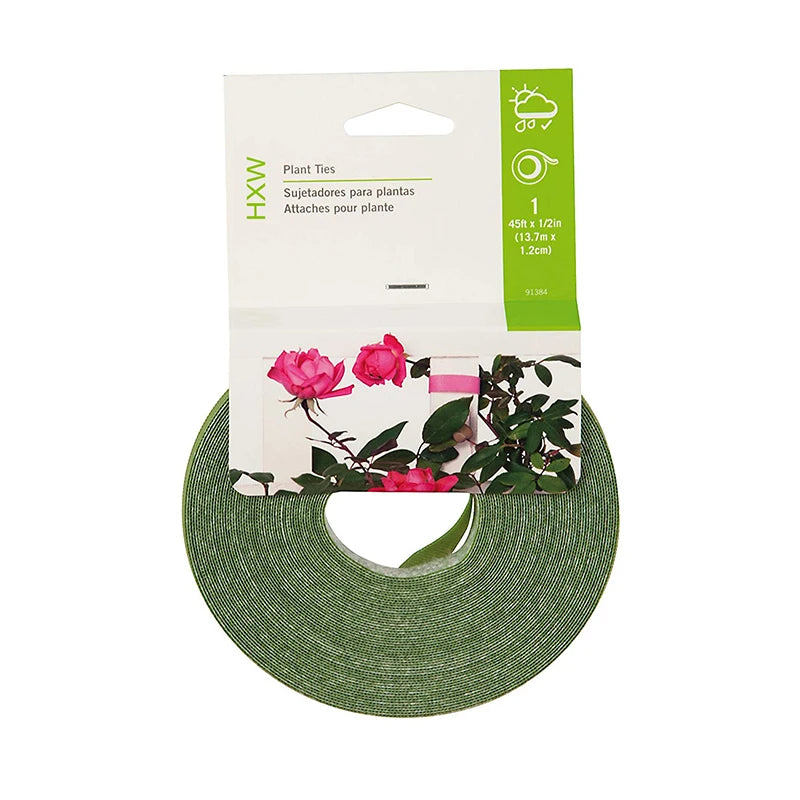 Recycling and Adjustable Multipurpose for Effective Support Plants Growing Garden Plant Ties Strong Hook Loop Tape