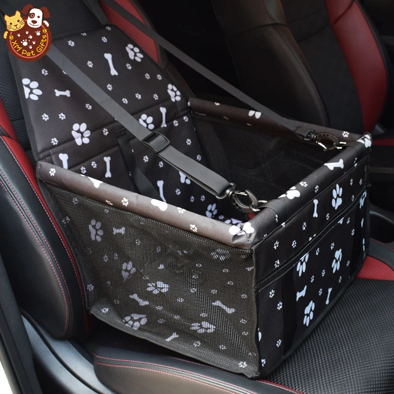 Pet Outdoor Travel Adjustable Small Pet Carrier Convenient Dog Carry Bag Car Seat Foldable Car Pet Travel Bag