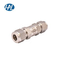HAL-LOK 2C-SS 316 Stainless Steel Manual Power High Pressure Poppet Check Valve for Gas Media ISO9001 Certified 1 Year Warranty