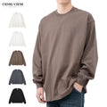 Puff Print Heavyweight Plain Acid Washed Long Sleeve T Shirts Custom 100% Cotton Men's Vintage Long Sleeve T-Shirt