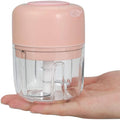 Hot Sale 100ML Mini Electric Garlic Chopper Wireless Mini Food Chopper for Fruits Vegetable Onion Nuts Meat Chili