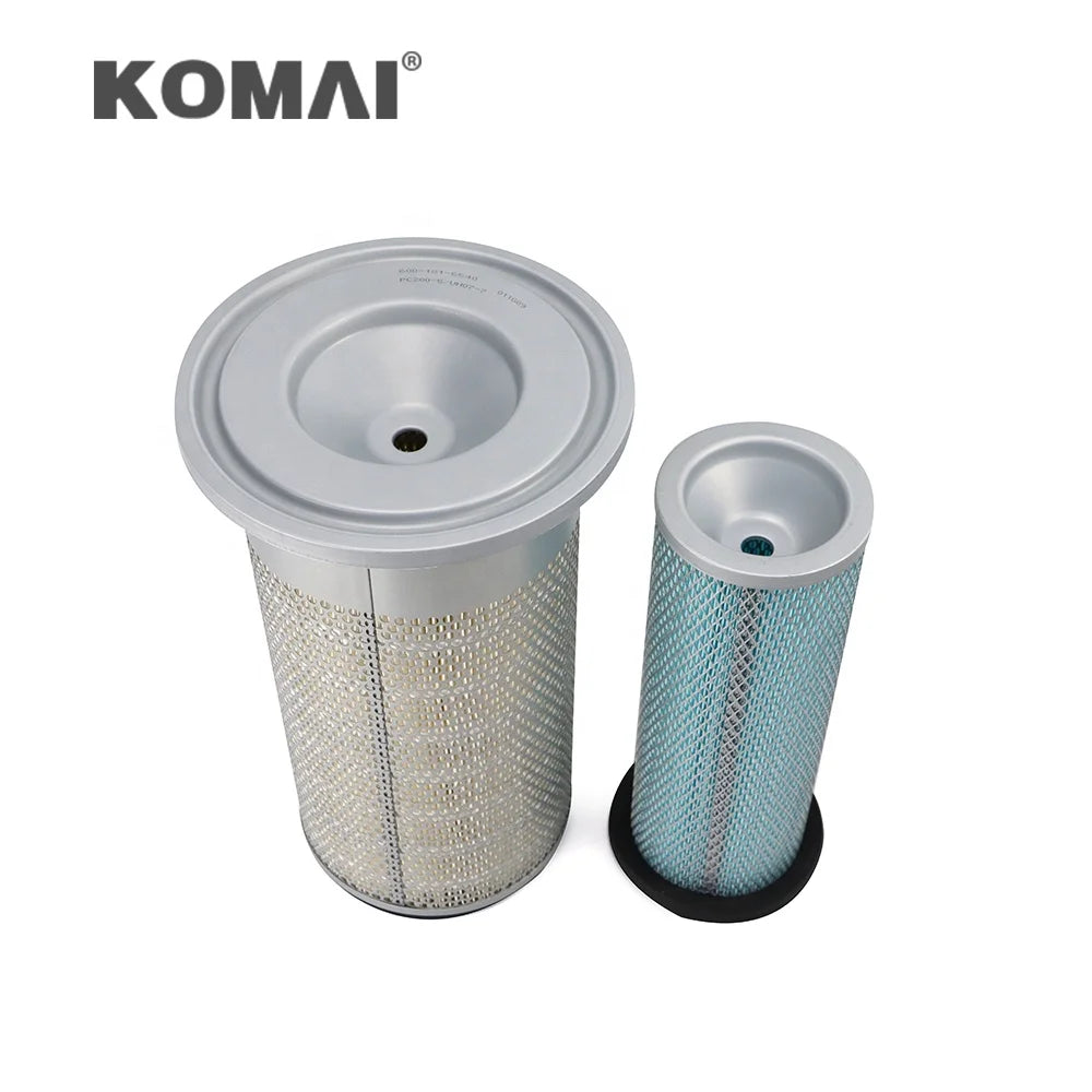 600-181-6540 600-181-6560 2446U242-S2 4I-7575 for Komatsu Excavator PC100-6 Air Filter MegaBDM
