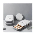 Drawer Type Plastic Square Egg Holder for Refrigerator Egg Tray Container Date Reminder Egg Fresh Storage Box Injection-Molded