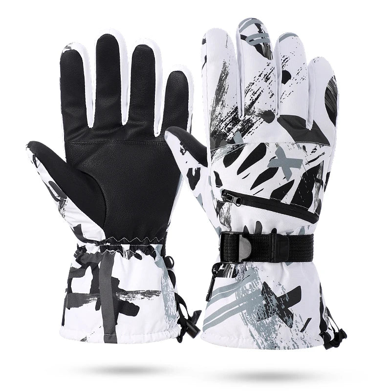 High Quality Outside Windproof Warm Touch Screen Ski Gloves