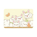 Custom Anti-Slip Soft Diatomite Bath Mat Fast Drying Super Absorbent Floor Carpet Novelty Print Design Rubber Bathroom Carpet