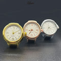 HOVANCI Simple Rings and Watches for Women Finger Elegant Quartz Watch Ring Daily Wear