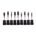 New Type 1 Pc Top Quality Manicure Tool Tungsten Carbide Black Steel Nail Drill Bit for Electric Drill Machine
