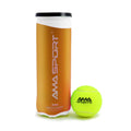IPF Approved 3-Ball Padel Competition Training Balls Custom Logo Chemical Fiber Natural Rubber 135-140cm Rebound for Tennis