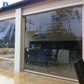 Custom Rainproof clear Pvc Outdoor Roller Blind Motorized Zip Track Vertical Blind Manual Zip Blind