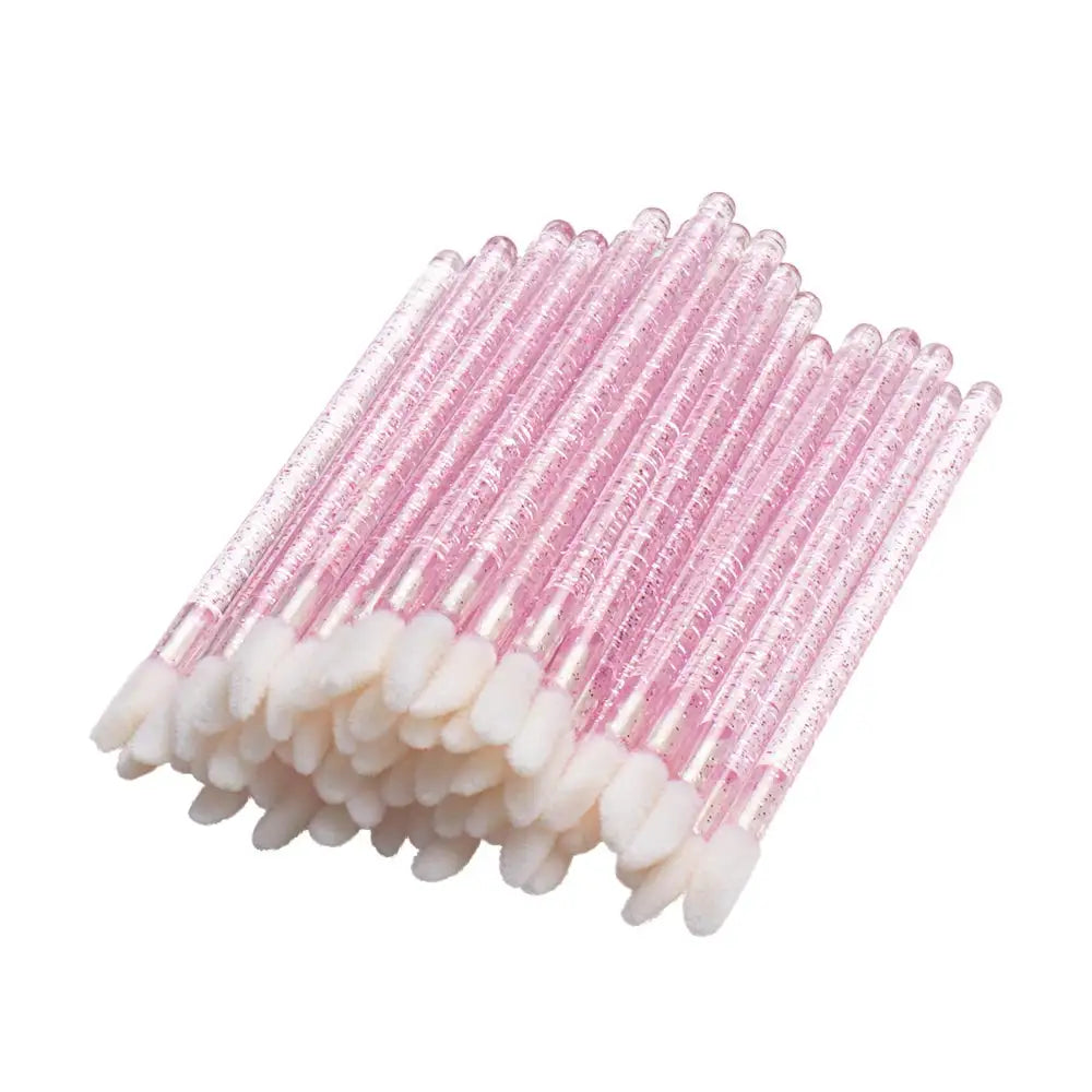 Disposable Cosmetic Makeup Crystal Lip Brush Lipstick Lip Glossy Wands Applicator Eyeshadow Glitter Lip Gloss Brushes Tools