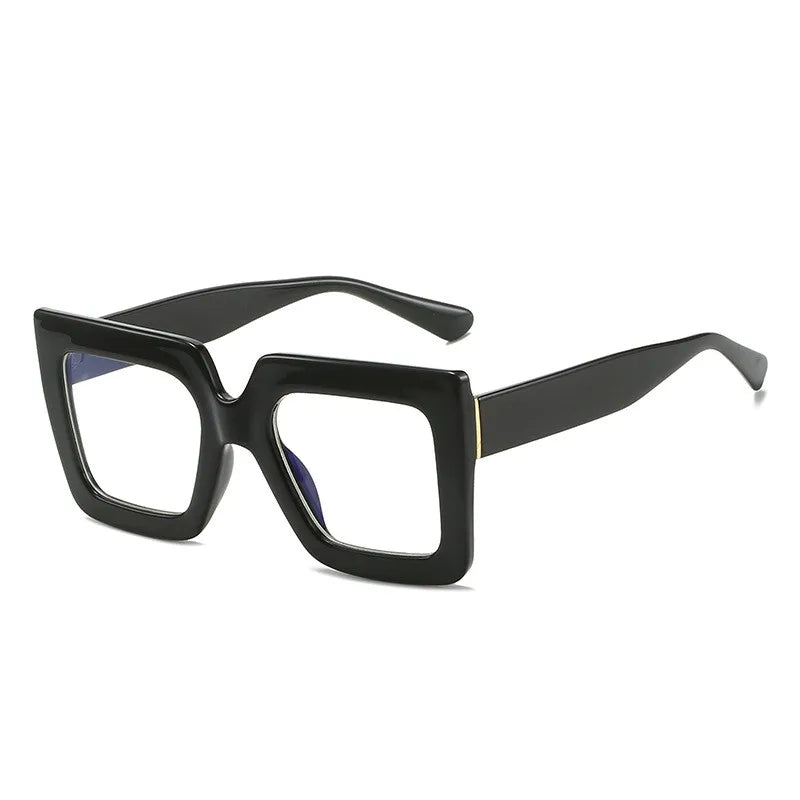 Hot Selling Fashion square Frame Flat Light Glasses Wholesale High Quality Anti Blue Light Glasses