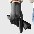 Factory Price Thermal Riding Gloves Driving Genuine Sheepskin Leather
