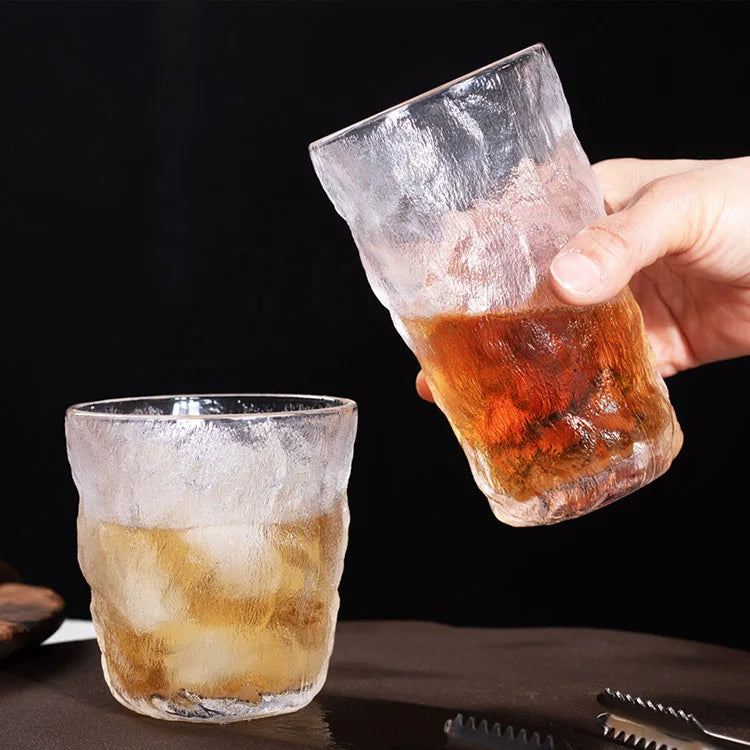 Wholesale Glass Water Juice Mug Drinking Beer Cup with Handle