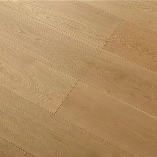 European White Oak Multilayer Engineered Wood Floors Modern Chevron Design Parquet Textured Brushed Surface Click Lock 25-Year