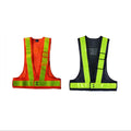 Wholesale Motorcycle Orange Security Mesh Safety Clothing Reflective Vest Belt with Reflecting Tape for Outdoor Cycling Biking