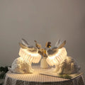 Nordic Resin Rabbit Scarf Led Table Lamp Modern Living Room Children Bedroom Bedside Lamp Art Creative Decor Desk Light Fixtures
