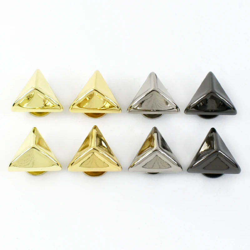 Deepeel AL168 Luggage Leather Hardware Accessories Triangle Screw Bag Feet Screws Rivets