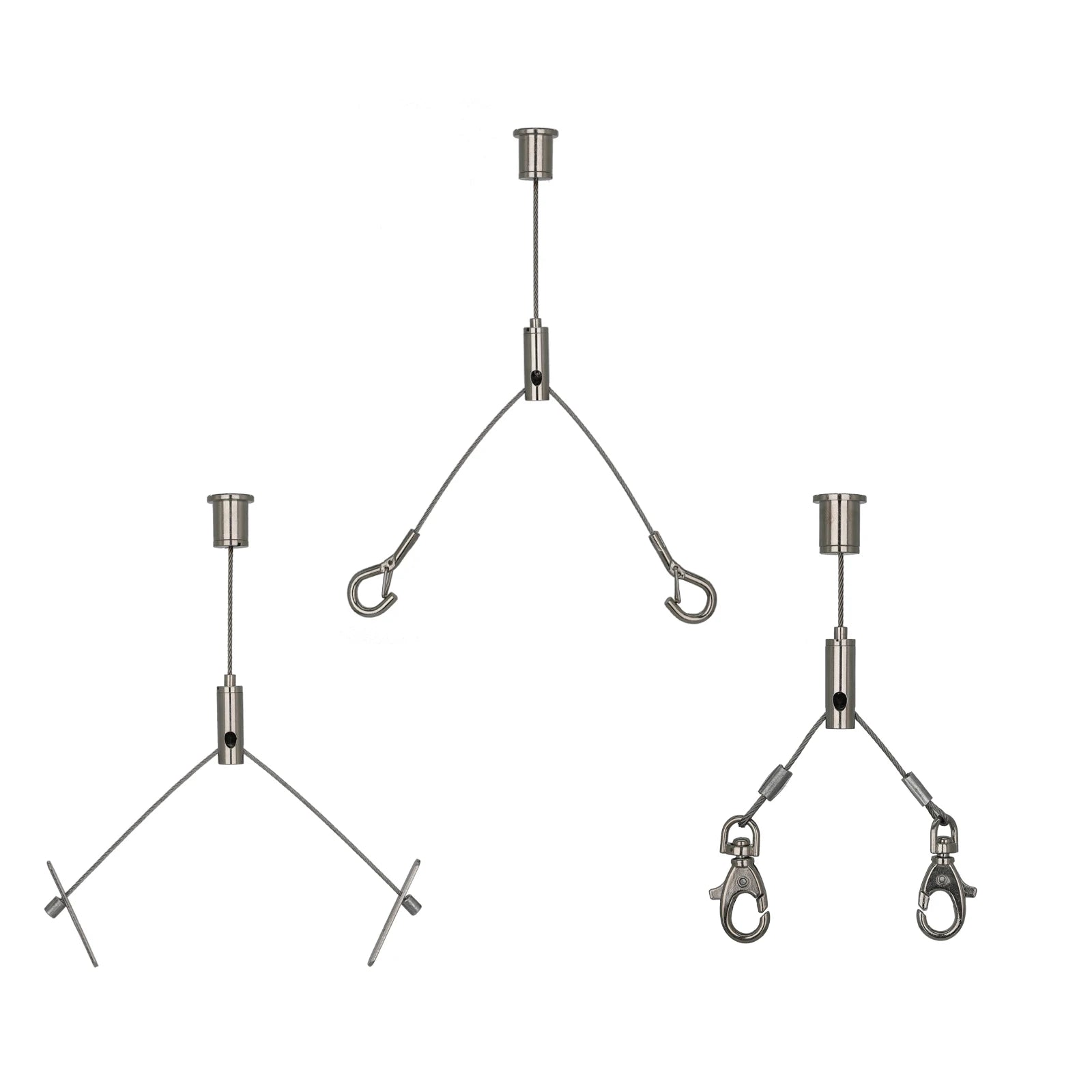 Stainless Suspension Cable Kit with Toggles and Side Exit Adjusters