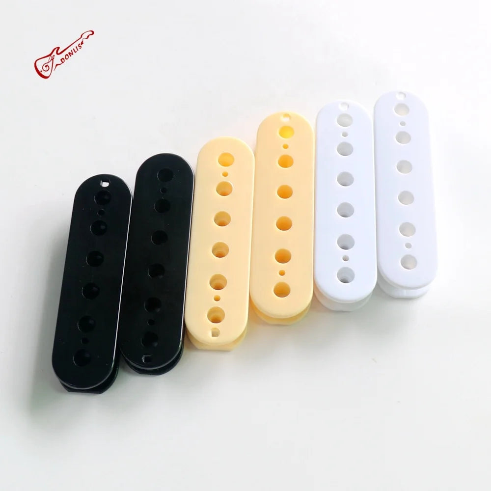Donlis Quality 50/52mm Nylon and Fiber Material Humbucker Guitar Pickup Bobbins in Black White Colors for Wholesale
