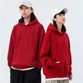 Wholesale Unisex Hoodie Set Printed Logo Double Layer Hoodies Cotton Fabric Long Sleeve Oversized Hoodies