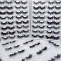 Natural  Mink Lashes Wholesale Bulk 1525mm 18 mm Eyelashes Luxury Wholesale Vendor Full Strip Lashes