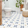 Original Design Thicken Pvc Vinyl Waterproof Kitchen Bathroom 3D Floor Sticker Tile Self Adhesive Floor Paper Film Wallpaper