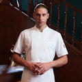 2025 Short Sleeve Hotel Banquet Uniforms Restaurant & bar Uniforms logo Customize Restaurant Uniform