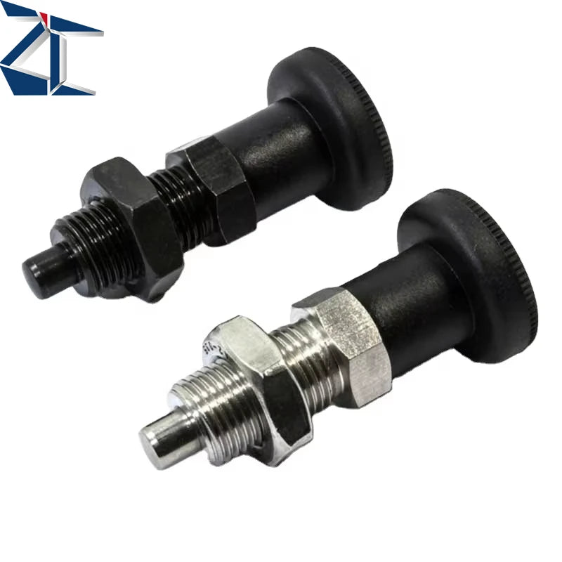 ZSXYAT High Precision Spring Loaded Long Pin Rest Position Index Plunger Carbon Steel Fasteners for Automation Equipment