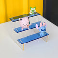 Sky Blue Acrylic Toy Display Stand Assembling Desktop Display Platform DIY Assembly