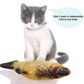 RTS Catnip Fish Plush Sponge Interactive Toy for Cats 20CM/30CM/40CM