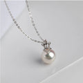 Opulent Masterpiece 18K Real Gold Seawater Akoya Pearl Diamond Pendant Adjustable Link Chain Custom Personalized