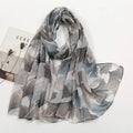2025 Women's Fashionable Sweet Fresh Voile Long Scarf Shawl Thin Print Spring/Summer Collection Hot Selling Traditional Shawls